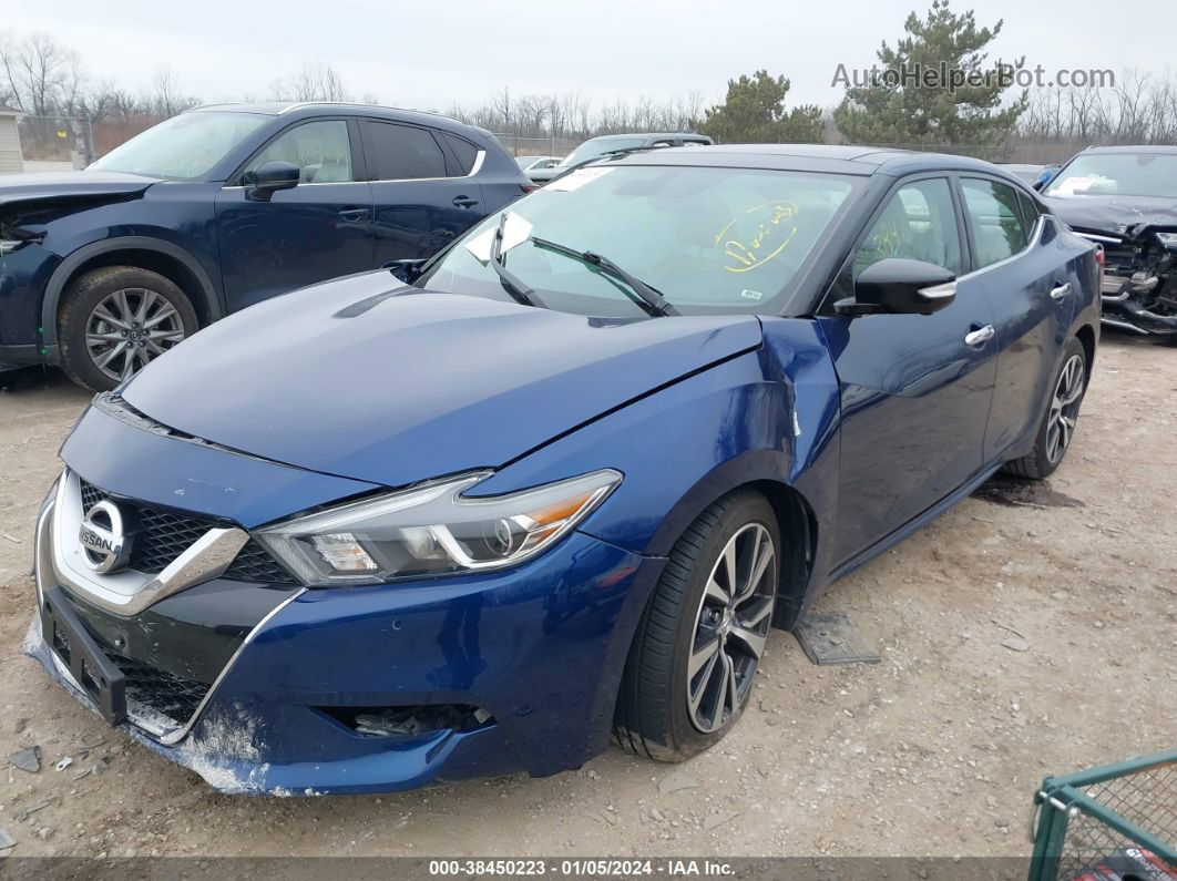 2016 Nissan Maxima 3.5 Platinum Blue vin: 1N4AA6AP2GC392025