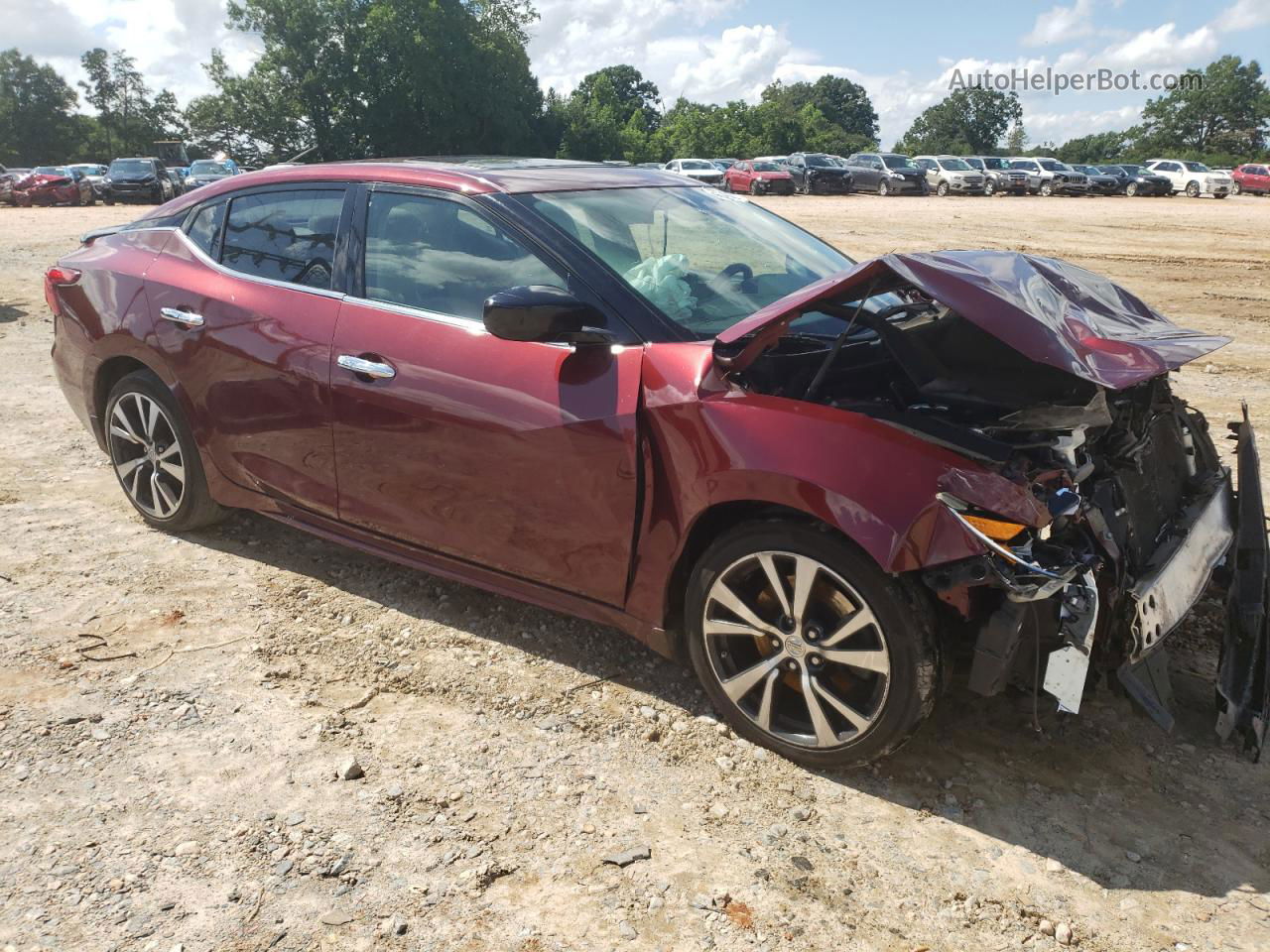 2016 Nissan Maxima 3.5s Red vin: 1N4AA6AP2GC393997