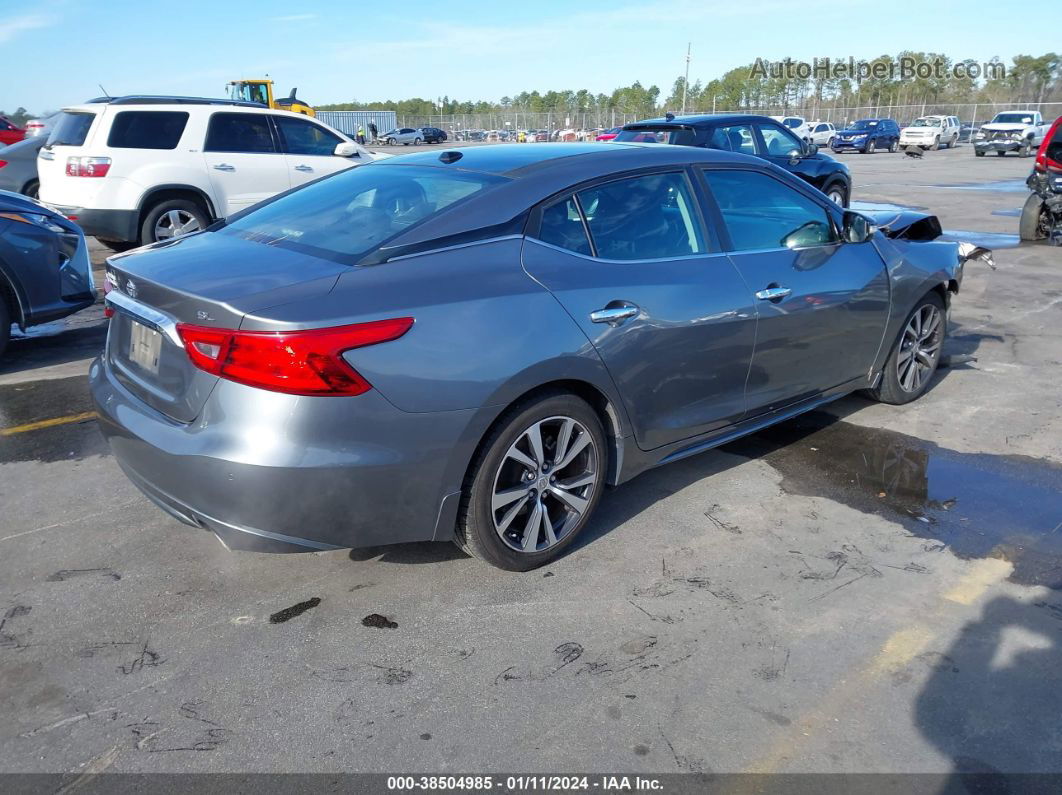 2016 Nissan Maxima 3.5 Sl Gray vin: 1N4AA6AP2GC396463