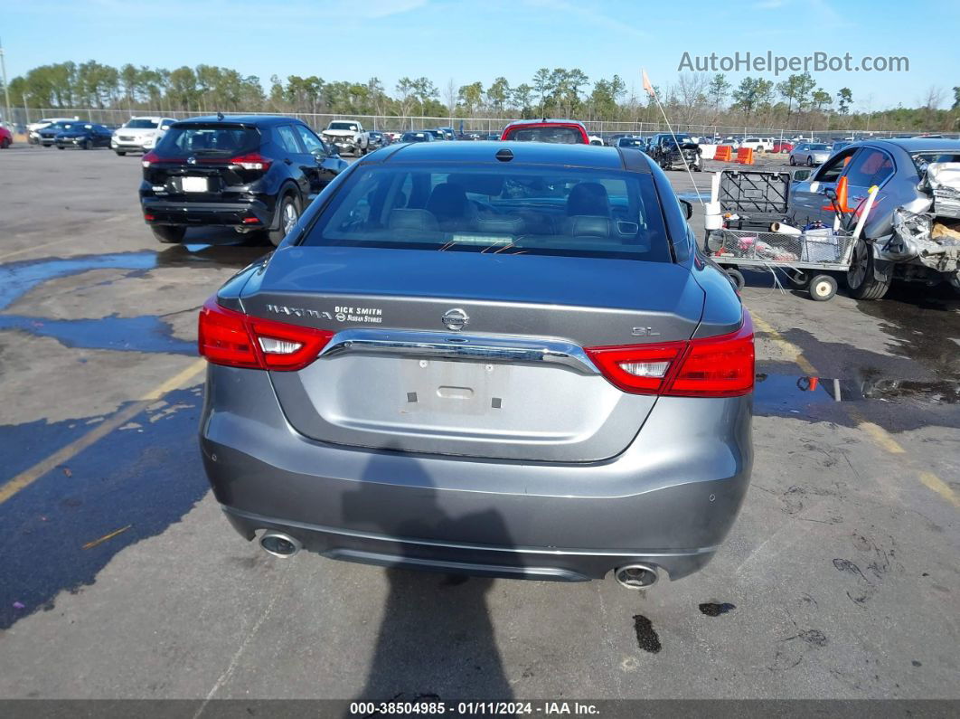 2016 Nissan Maxima 3.5 Sl Gray vin: 1N4AA6AP2GC396463