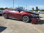 2016 Nissan Maxima 3.5s Red vin: 1N4AA6AP2GC402021