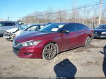 2016 Nissan Maxima 3.5 Sr Red vin: 1N4AA6AP2GC405355