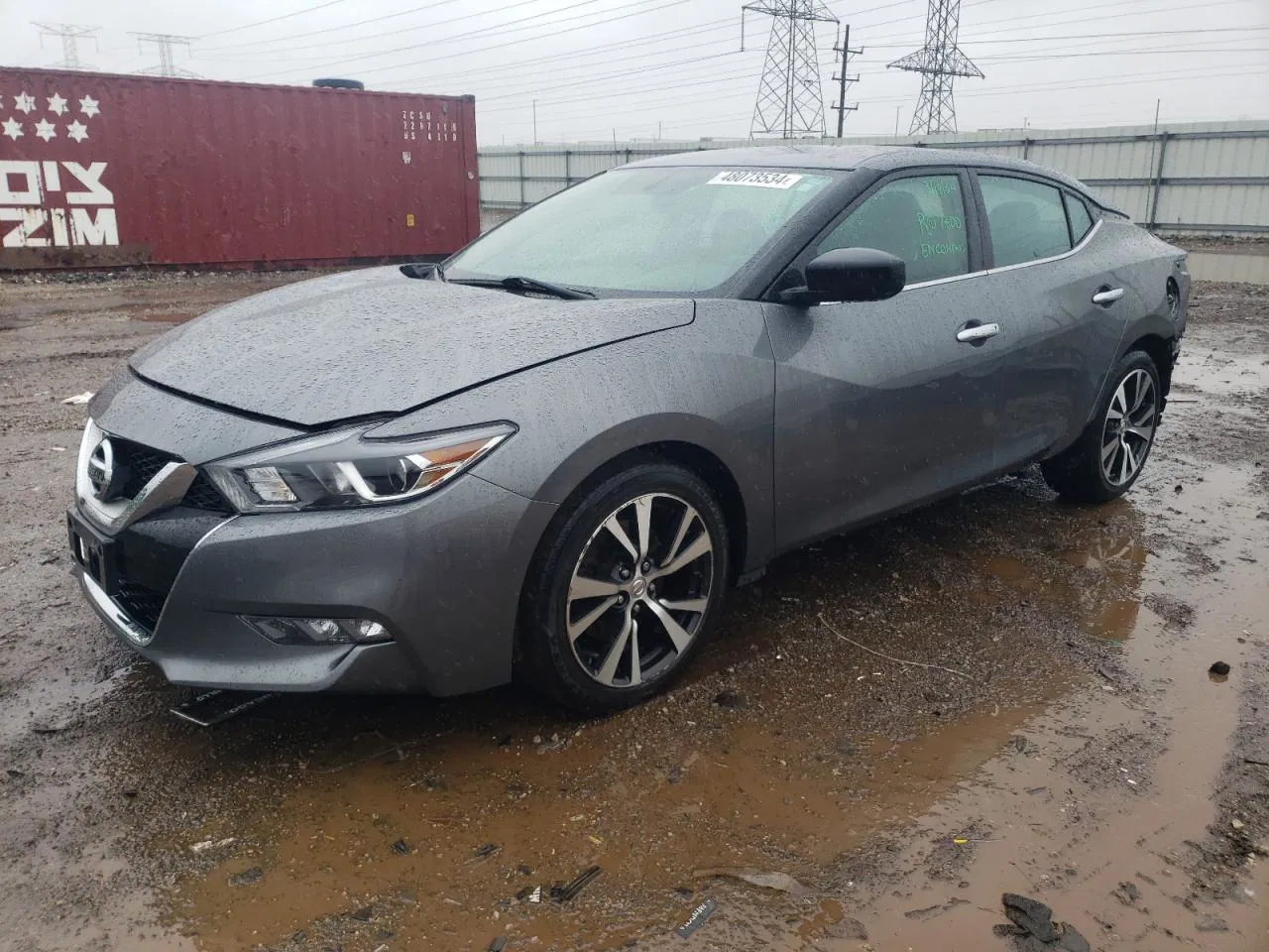 2016 Nissan Maxima 3.5s Серый vin: 1N4AA6AP2GC419899