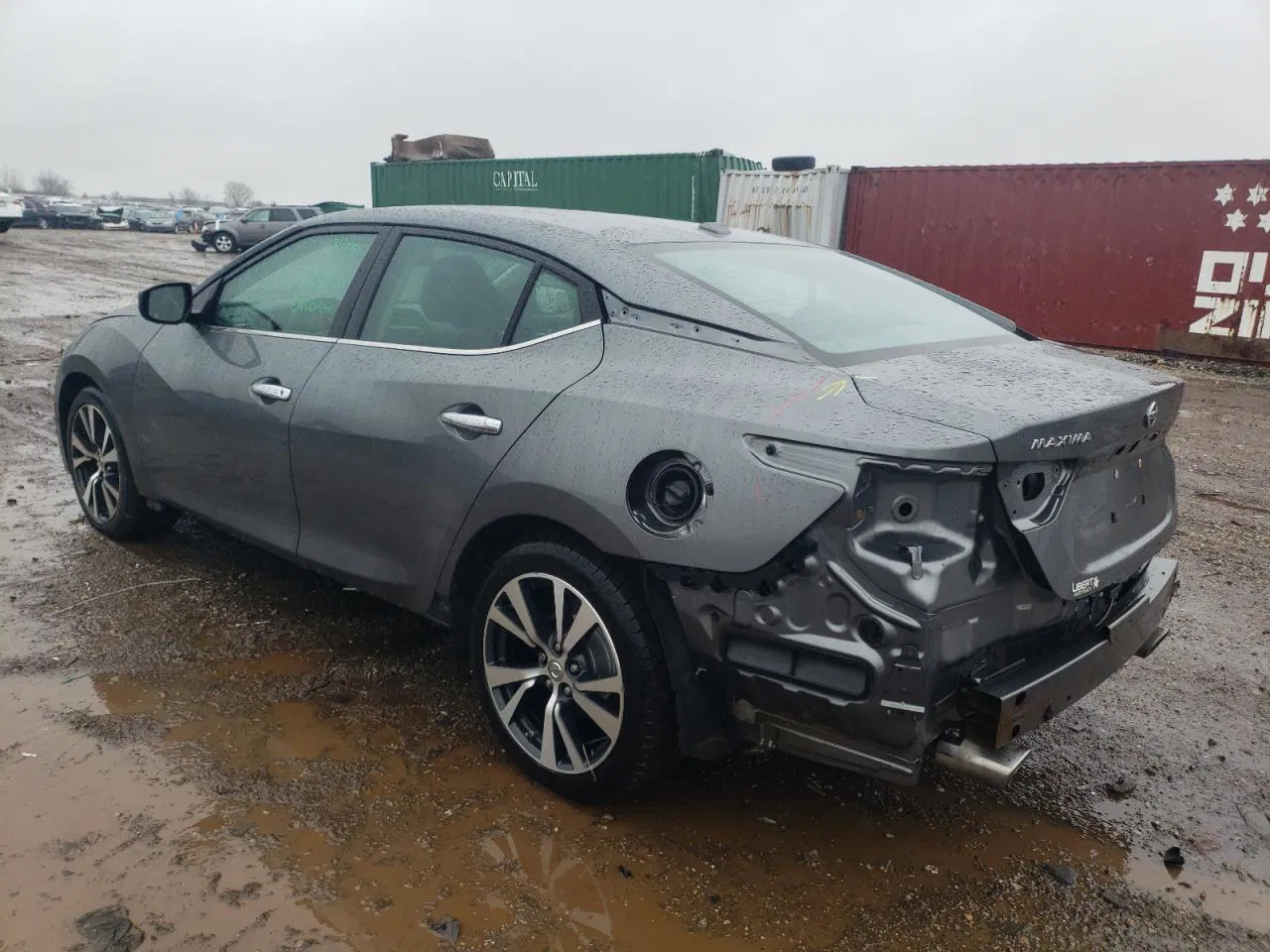 2016 Nissan Maxima 3.5s Серый vin: 1N4AA6AP2GC419899