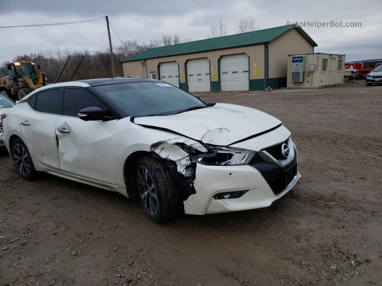 2016 Nissan Maxima 3.5s White vin: 1N4AA6AP2GC437545