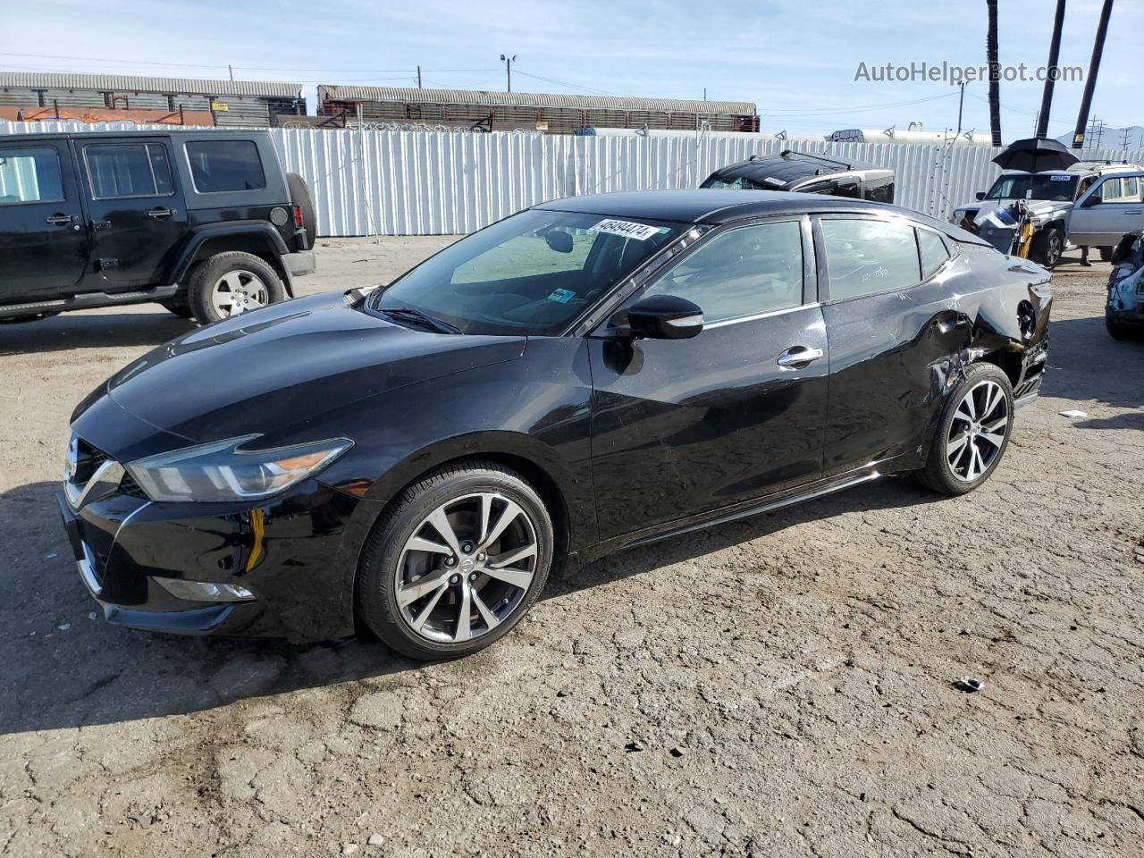 2016 Nissan Maxima 3.5s Black vin: 1N4AA6AP2GC439456