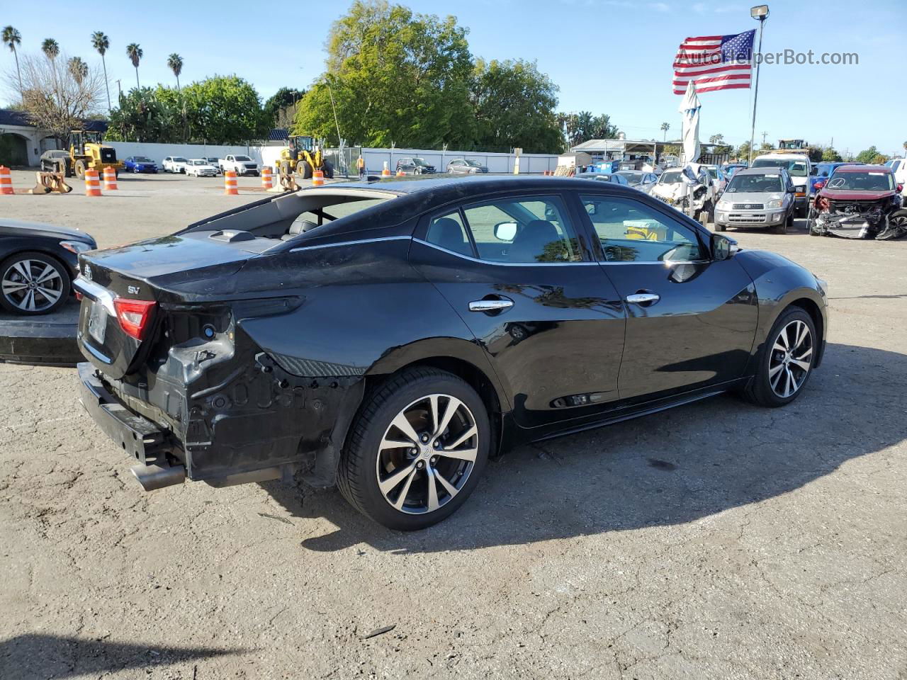 2016 Nissan Maxima 3.5s Black vin: 1N4AA6AP2GC439456