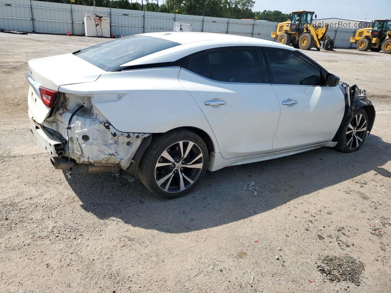 2016 Nissan Maxima 3.5s White vin: 1N4AA6AP2GC441241