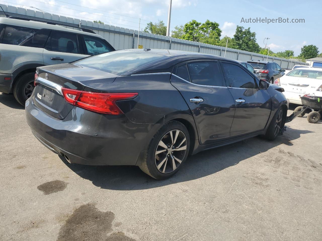 2016 Nissan Maxima 3.5s Black vin: 1N4AA6AP2GC904706