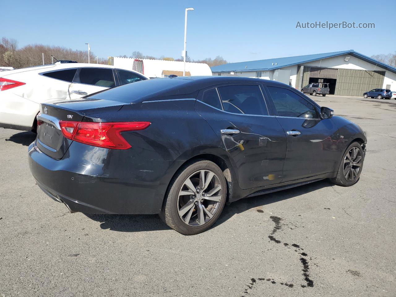 2017 Nissan Maxima 3.5s Черный vin: 1N4AA6AP2HC370138