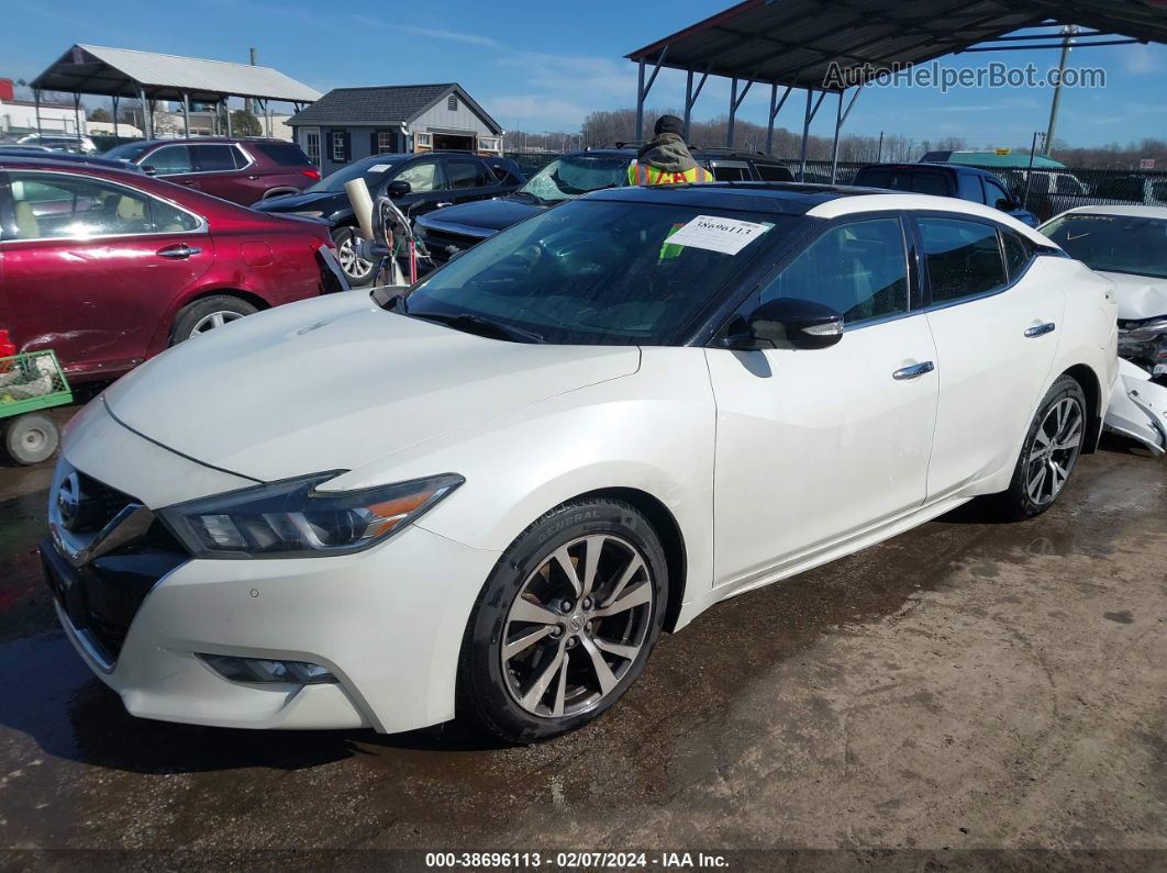 2017 Nissan Maxima 3.5 Sl White vin: 1N4AA6AP2HC370575