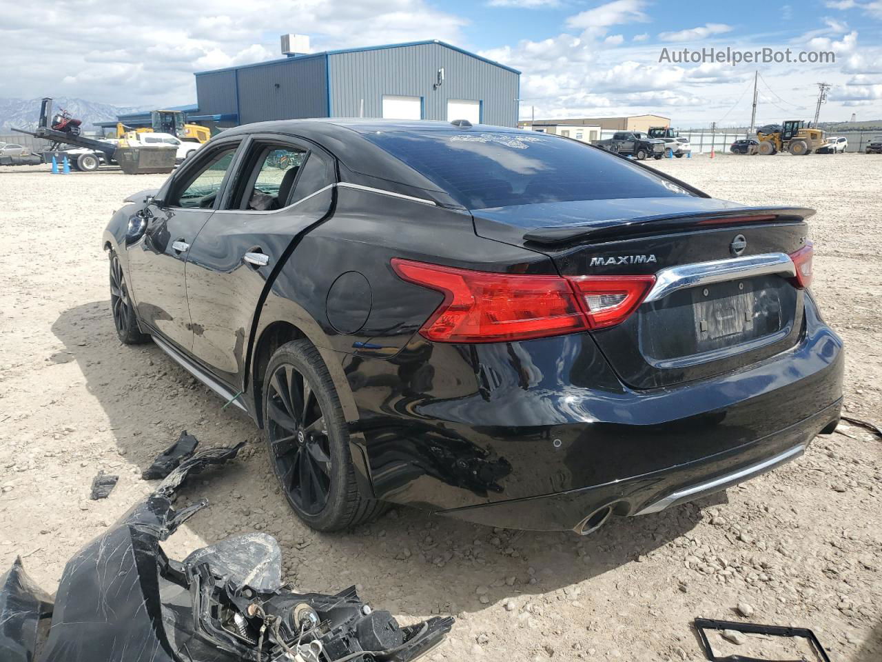 2017 Nissan Maxima 3.5s Black vin: 1N4AA6AP2HC379437