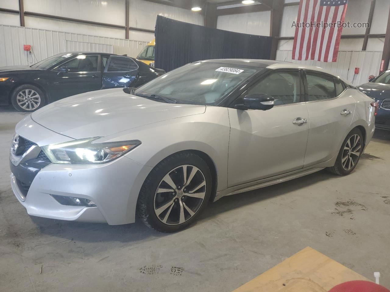 2017 Nissan Maxima 3.5s Silver vin: 1N4AA6AP2HC389322