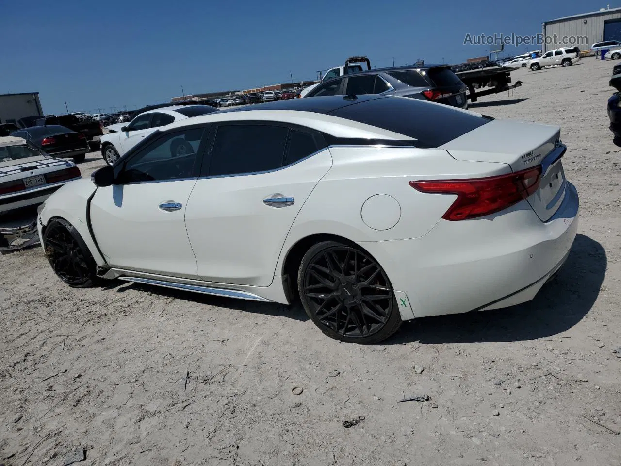 2017 Nissan Maxima 3.5s White vin: 1N4AA6AP2HC390678