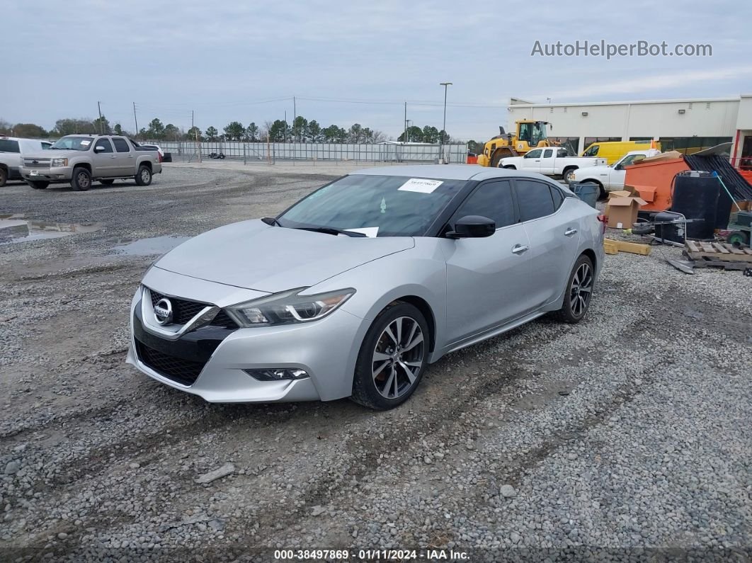 2017 Nissan Maxima 3.5 S Silver vin: 1N4AA6AP2HC394147