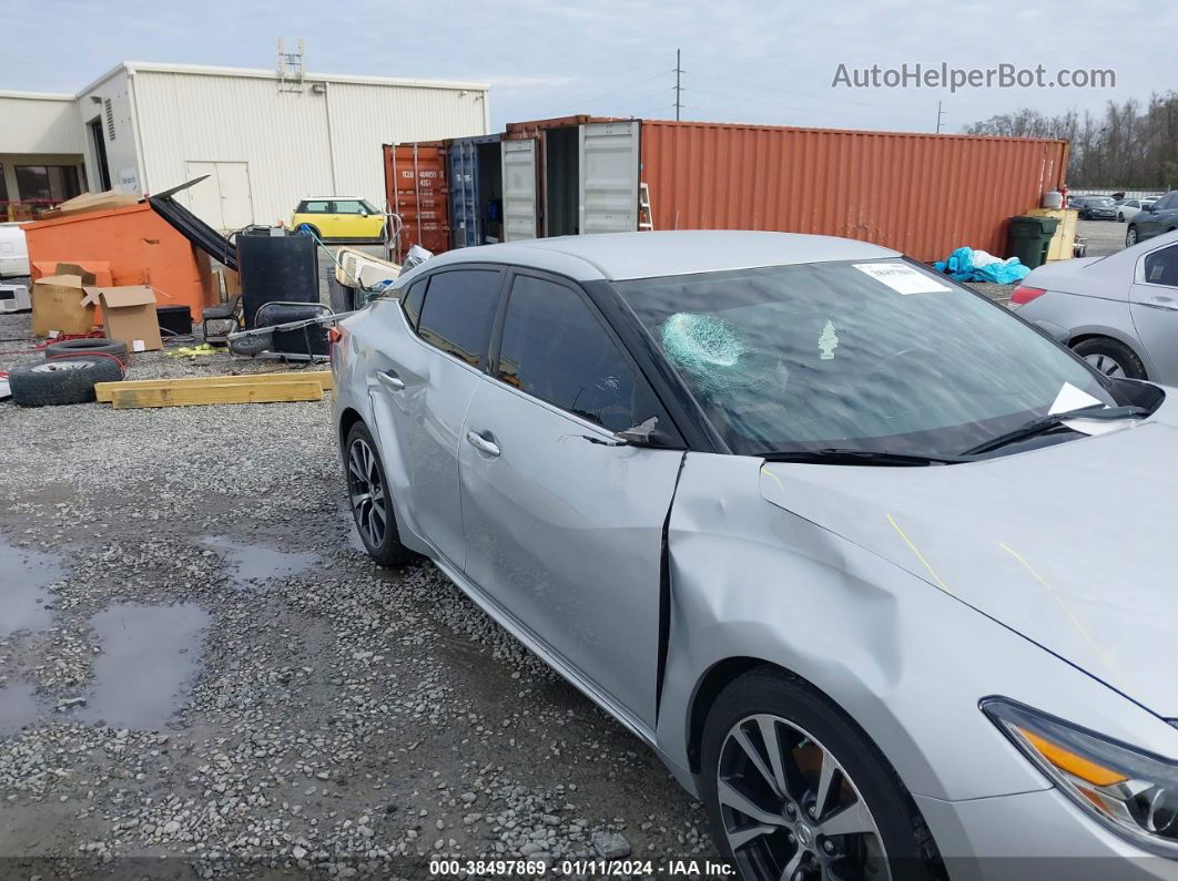 2017 Nissan Maxima 3.5 S Silver vin: 1N4AA6AP2HC394147