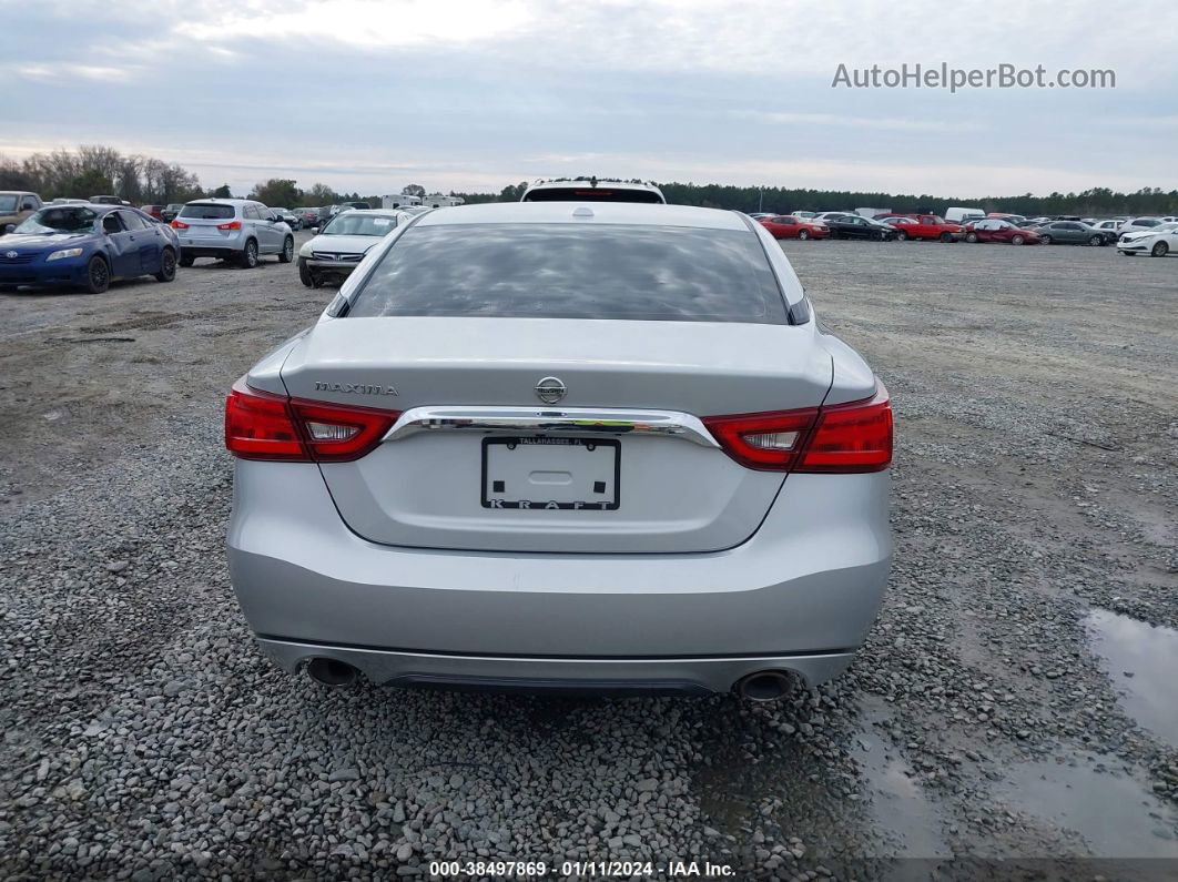 2017 Nissan Maxima 3.5 S Silver vin: 1N4AA6AP2HC394147