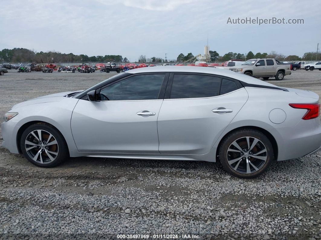 2017 Nissan Maxima 3.5 S Silver vin: 1N4AA6AP2HC394147