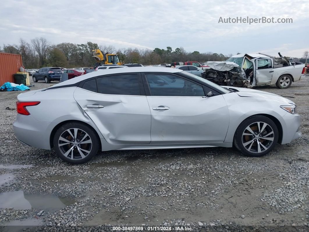 2017 Nissan Maxima 3.5 S Серебряный vin: 1N4AA6AP2HC394147