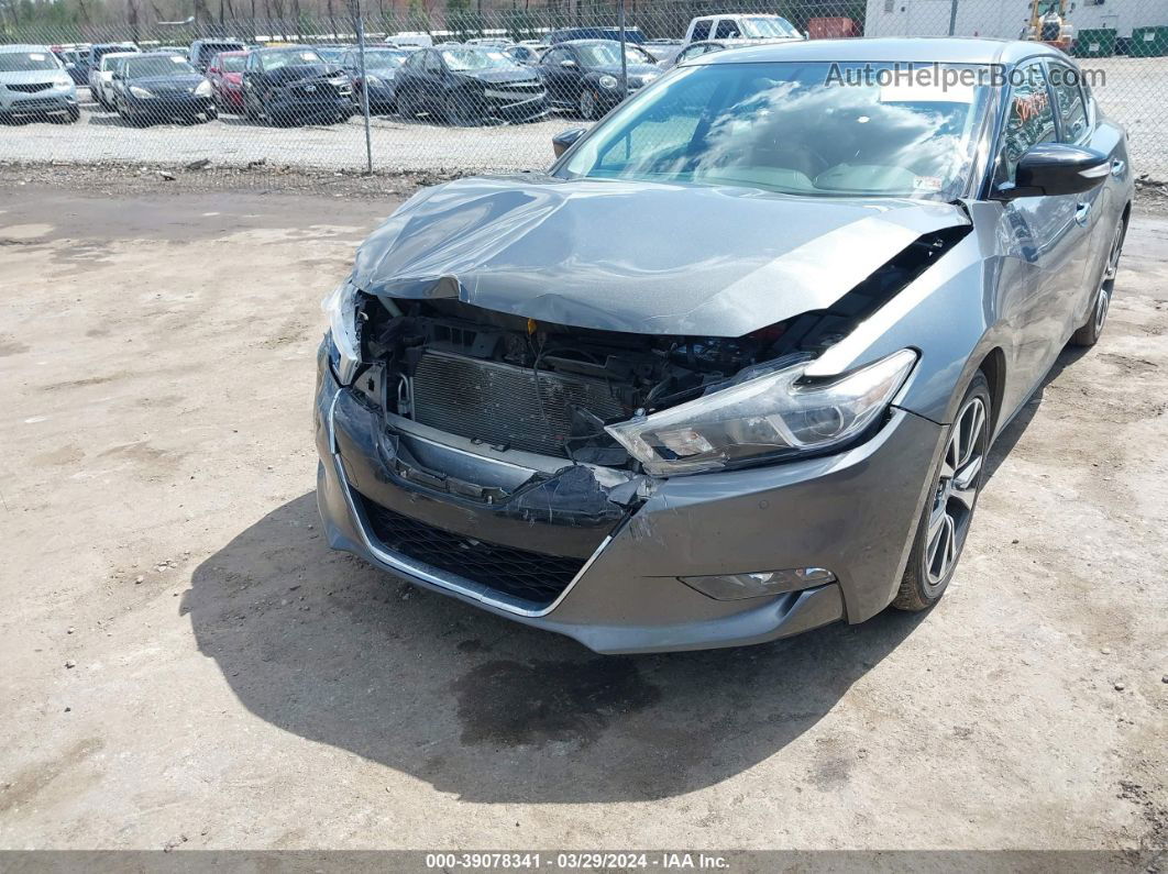 2017 Nissan Maxima 3.5 Sv Серый vin: 1N4AA6AP2HC409181