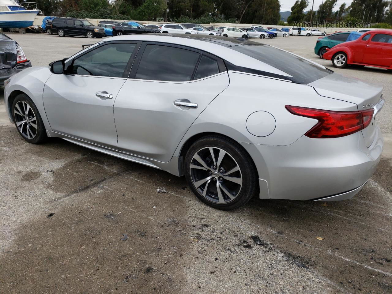 2017 Nissan Maxima 3.5s Silver vin: 1N4AA6AP2HC426840