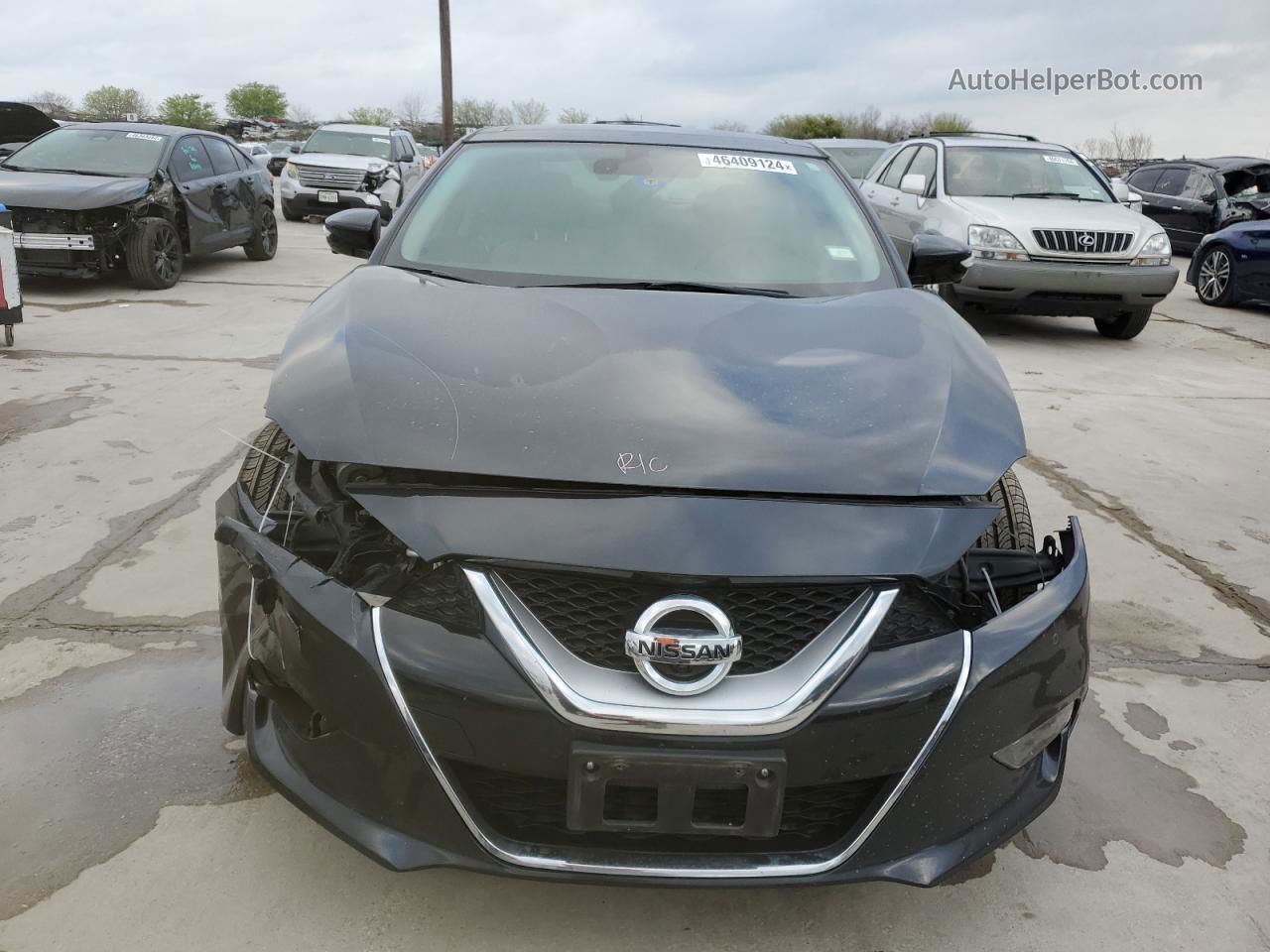 2017 Nissan Maxima 3.5s Gray vin: 1N4AA6AP2HC429186