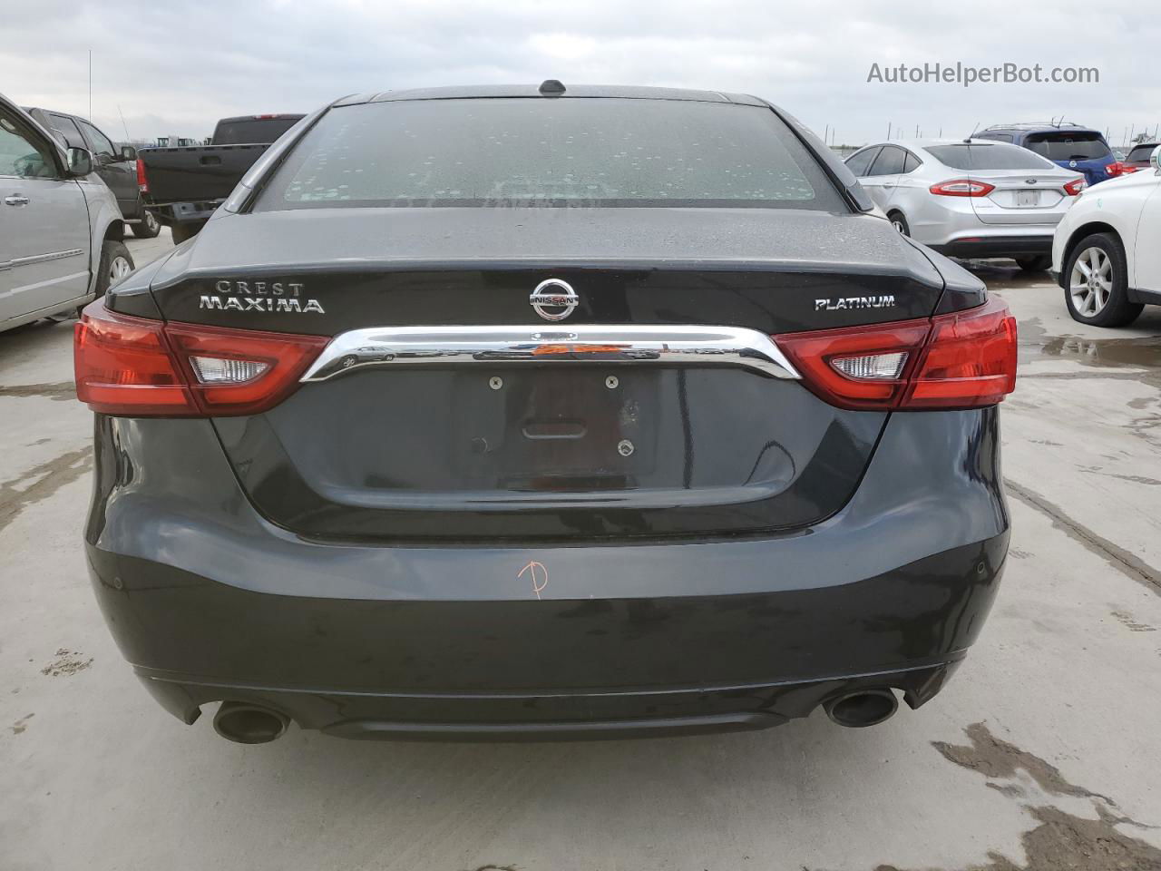 2017 Nissan Maxima 3.5s Серый vin: 1N4AA6AP2HC429186