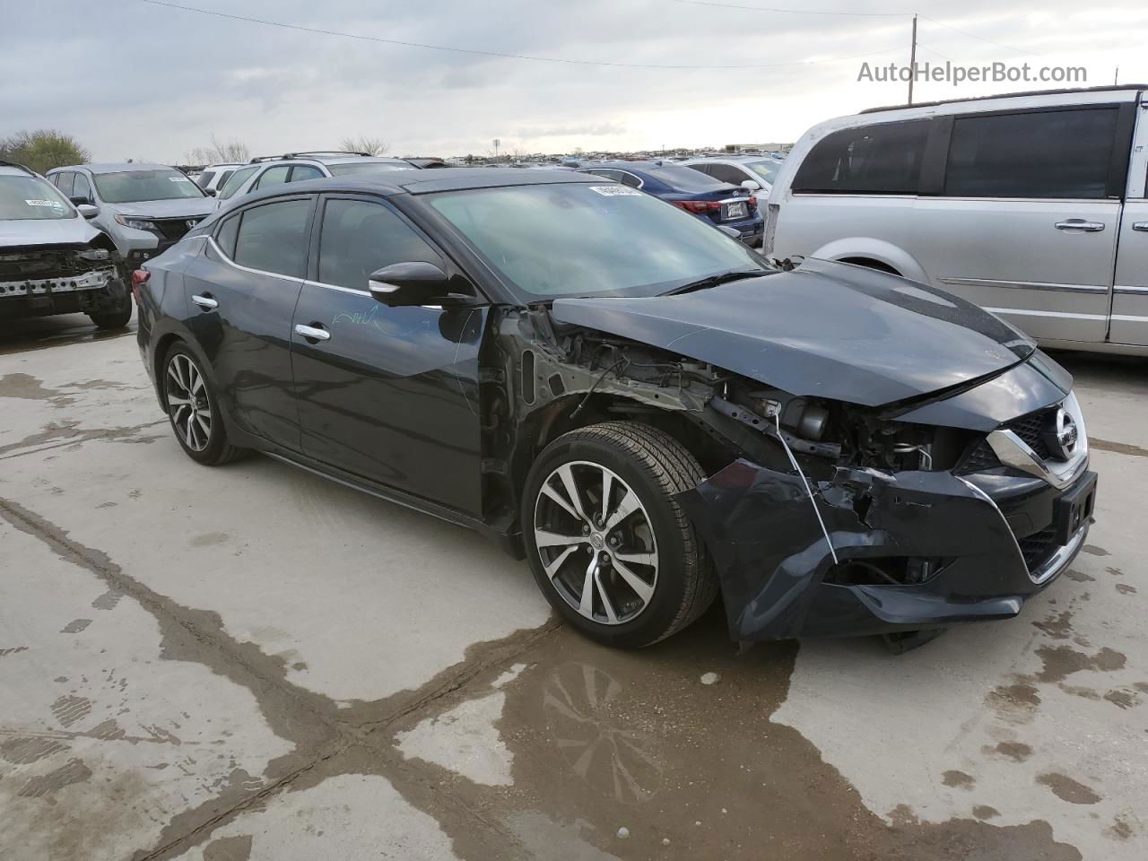 2017 Nissan Maxima 3.5s Gray vin: 1N4AA6AP2HC429186