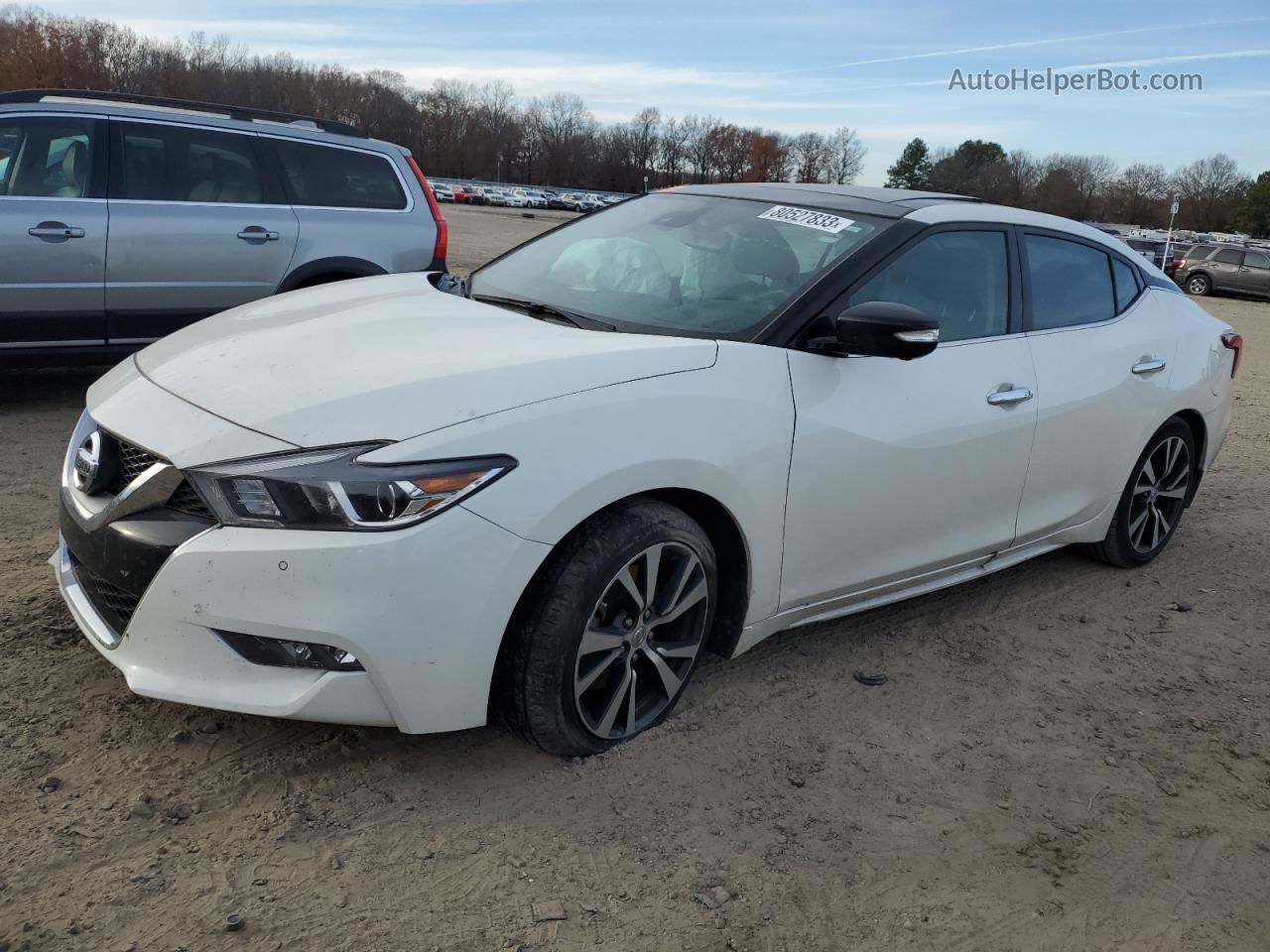 2017 Nissan Maxima 3.5s White vin: 1N4AA6AP2HC441290