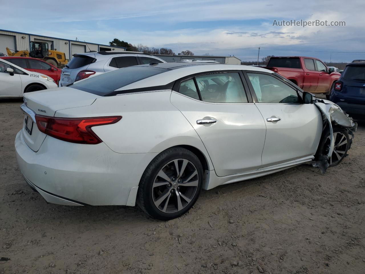 2017 Nissan Maxima 3.5s White vin: 1N4AA6AP2HC441290