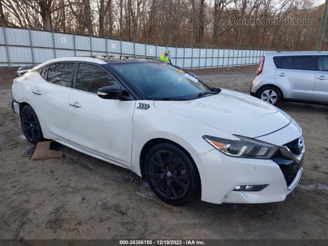 2017 Nissan Maxima 3.5 Sl White vin: 1N4AA6AP2HC448630