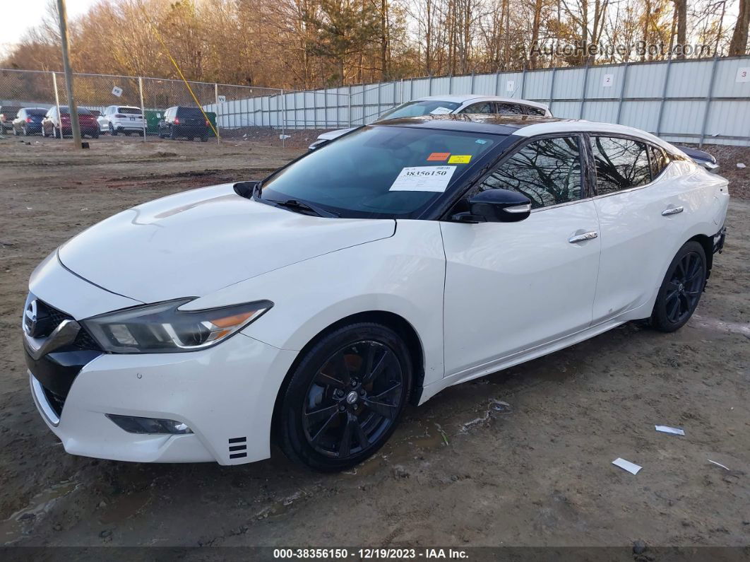 2017 Nissan Maxima 3.5 Sl White vin: 1N4AA6AP2HC448630