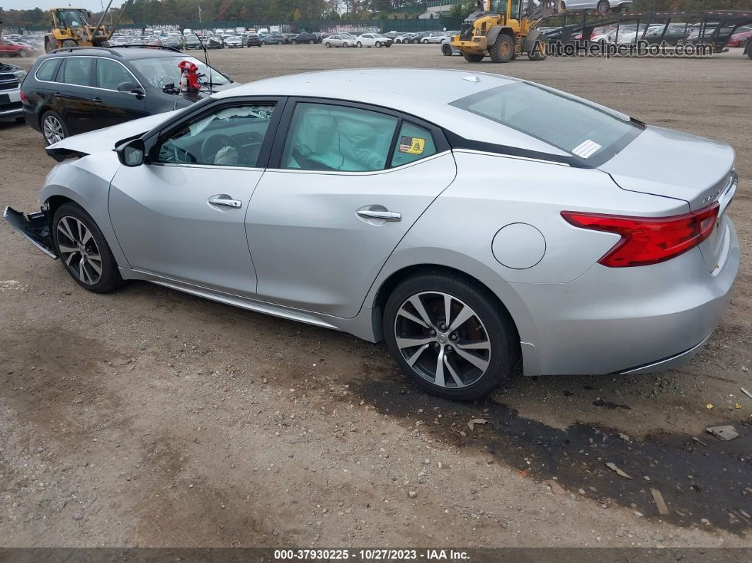 2017 Nissan Maxima 3.5 S Silver vin: 1N4AA6AP2HC451558