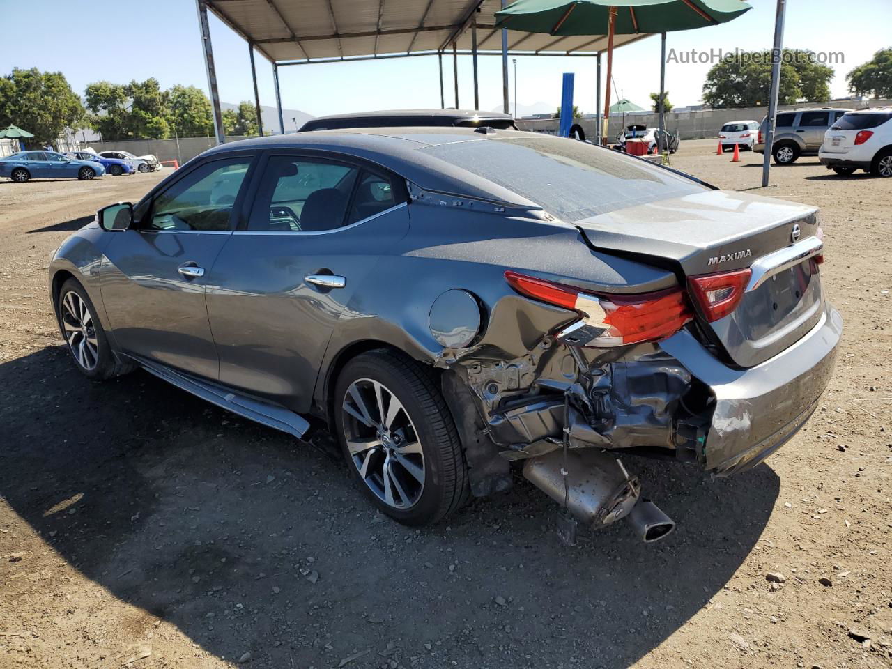 2017 Nissan Maxima 3.5s Gray vin: 1N4AA6AP2HC452564