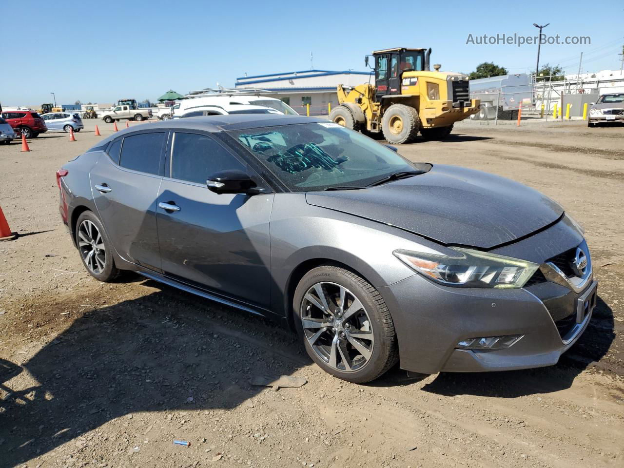 2017 Nissan Maxima 3.5s Серый vin: 1N4AA6AP2HC452564