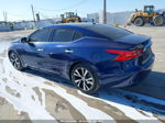 2017 Nissan Maxima 3.5 Sl Blue vin: 1N4AA6AP2HC452693