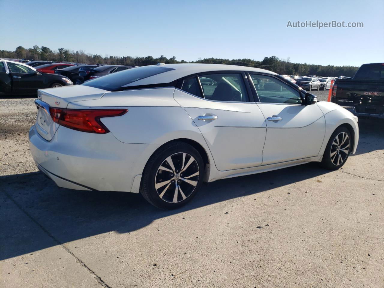 2017 Nissan Maxima 3.5s White vin: 1N4AA6AP2HC456274