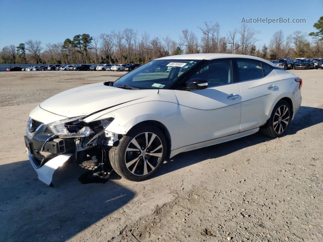 2017 Nissan Maxima 3.5s White vin: 1N4AA6AP2HC456274