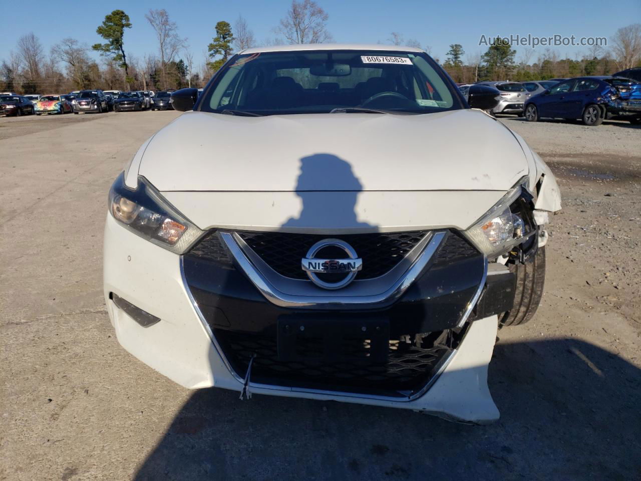 2017 Nissan Maxima 3.5s White vin: 1N4AA6AP2HC456274