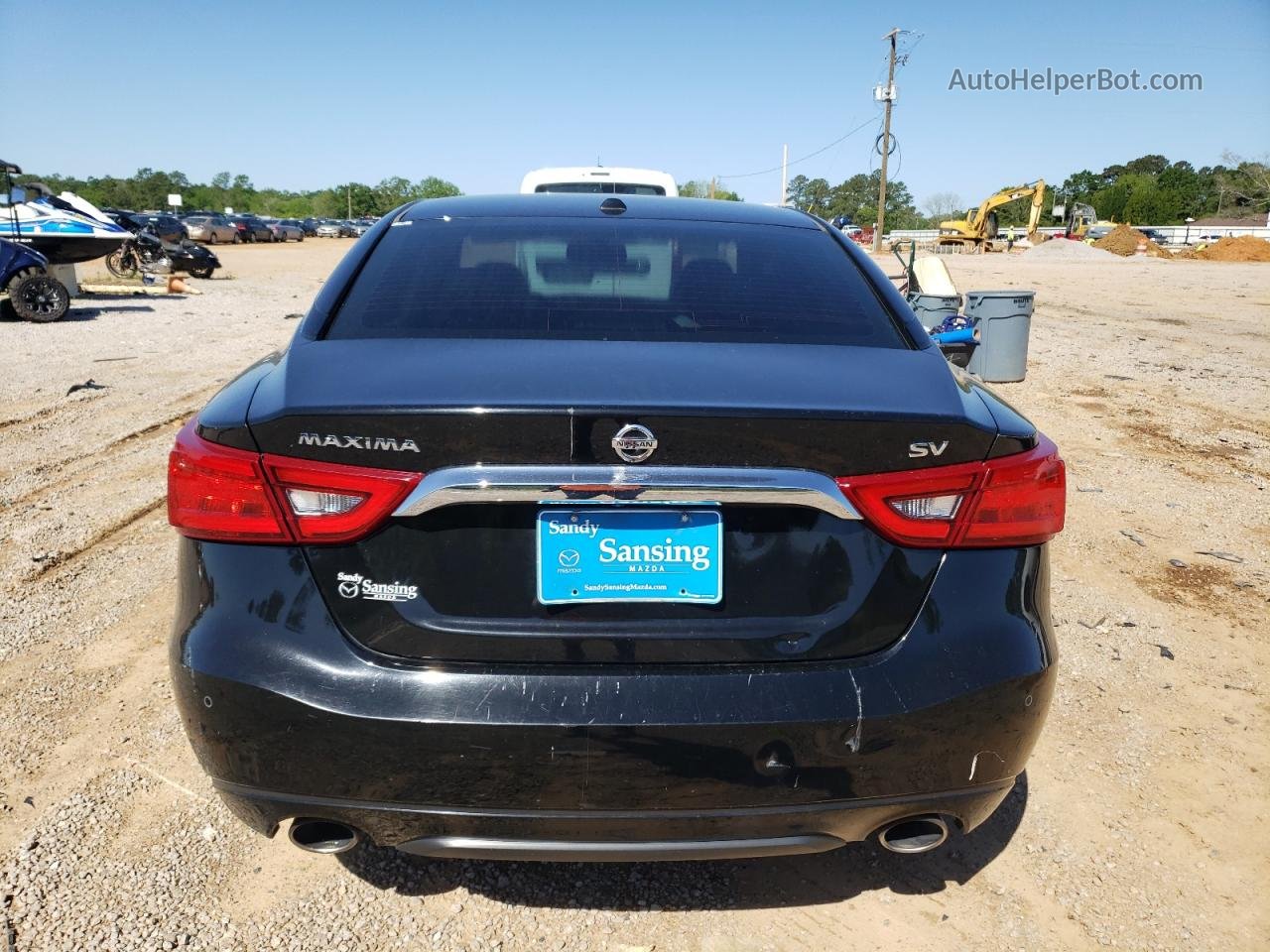 2018 Nissan Maxima 3.5s Black vin: 1N4AA6AP2JC360585