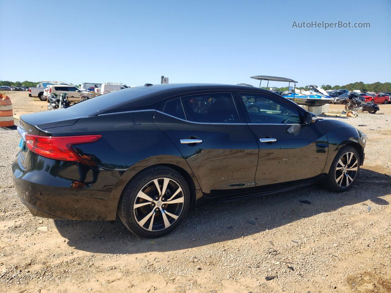 2018 Nissan Maxima 3.5s Black vin: 1N4AA6AP2JC360585