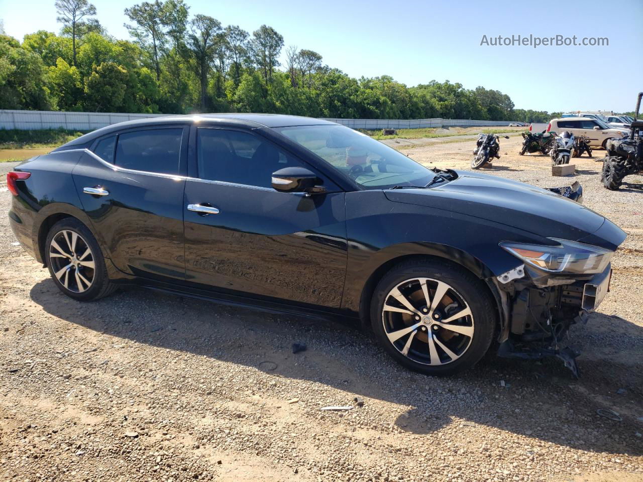 2018 Nissan Maxima 3.5s Black vin: 1N4AA6AP2JC360585