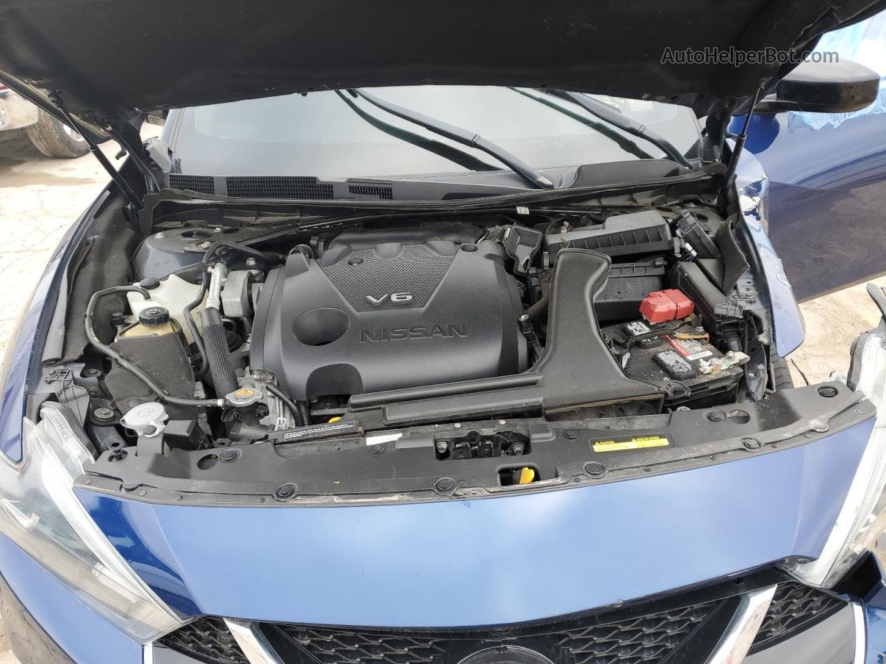 2018 Nissan Maxima 3.5s Синий vin: 1N4AA6AP2JC366466