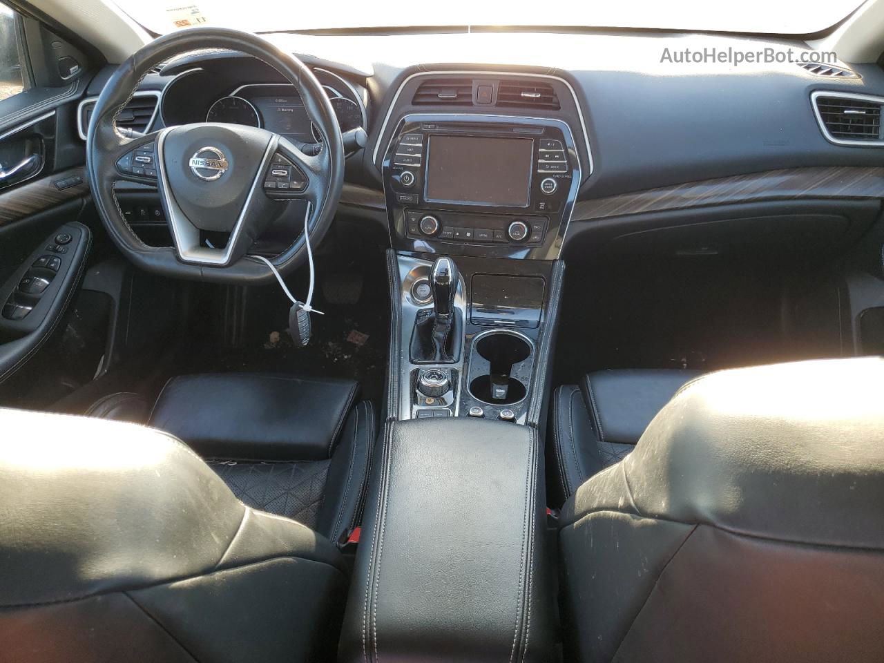 2018 Nissan Maxima 3.5s Черный vin: 1N4AA6AP2JC382909