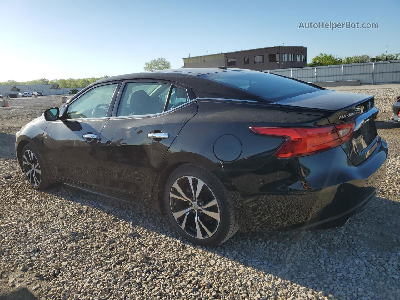 2018 Nissan Maxima 3.5s Черный vin: 1N4AA6AP2JC382909