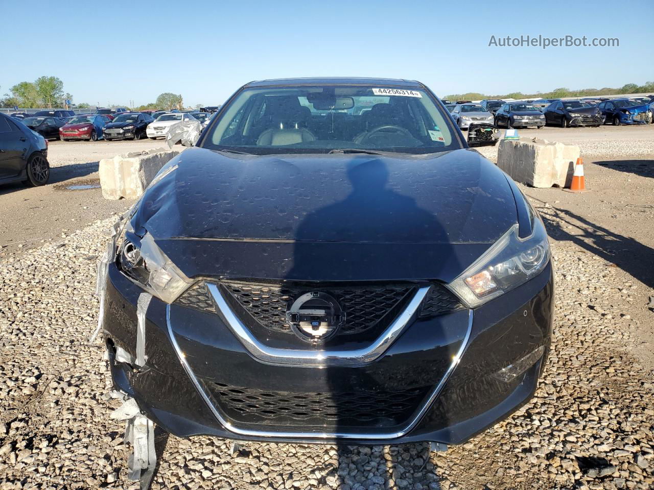 2018 Nissan Maxima 3.5s Черный vin: 1N4AA6AP2JC382909