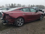 2016 Nissan Maxima 3.5s Maroon vin: 1N4AA6AP3GC382250