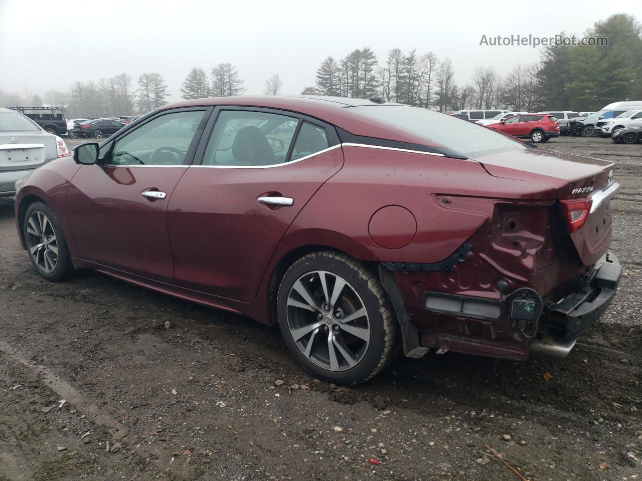 2016 Nissan Maxima 3.5s Maroon vin: 1N4AA6AP3GC382250