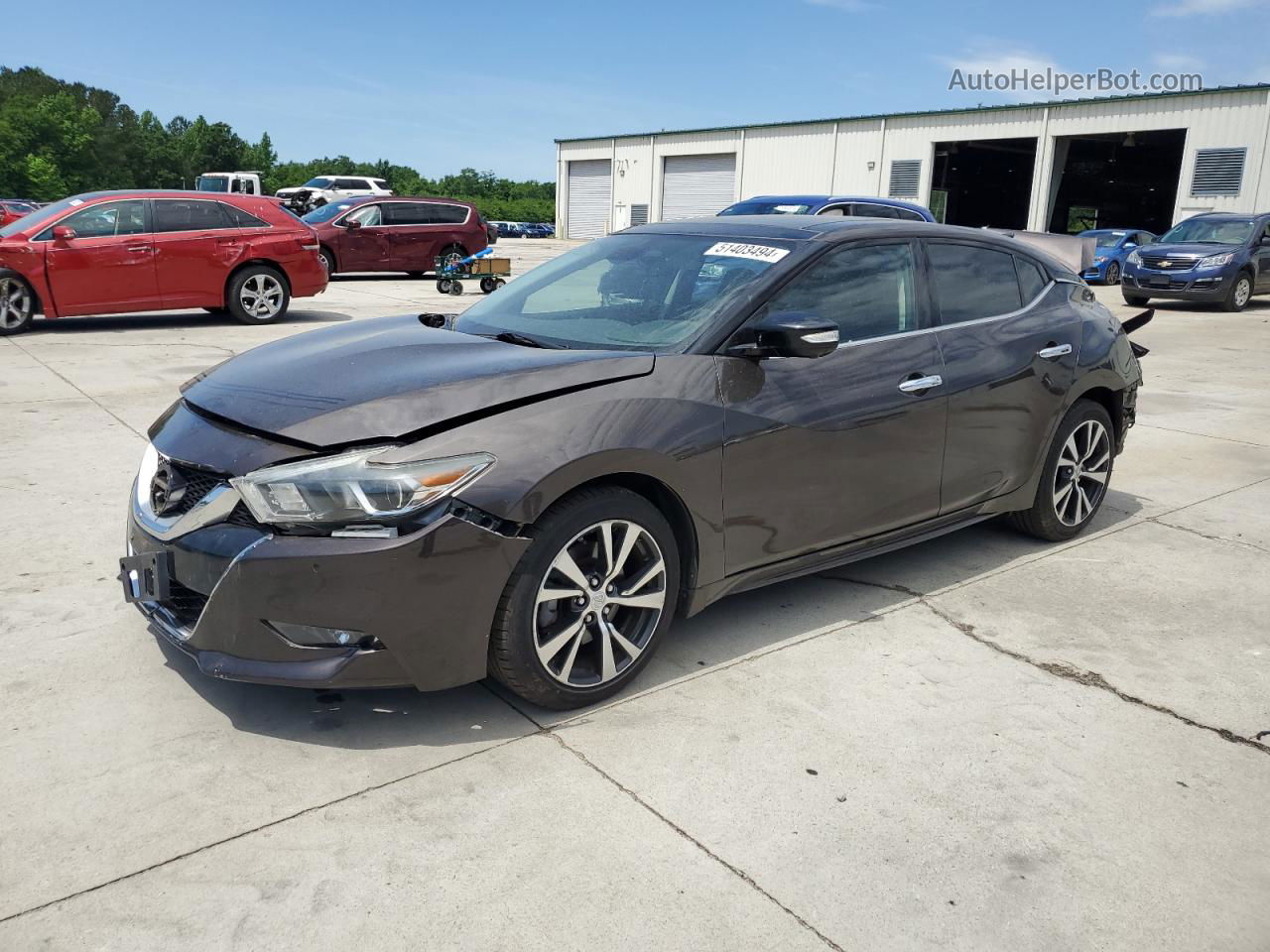 2016 Nissan Maxima 3.5s Brown vin: 1N4AA6AP3GC391725