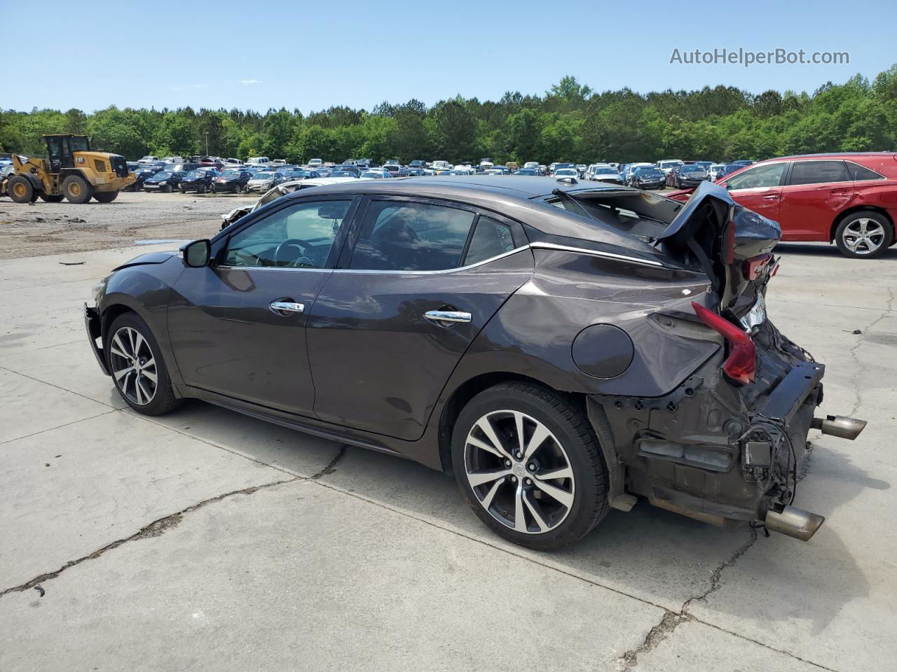 2016 Nissan Maxima 3.5s Brown vin: 1N4AA6AP3GC391725